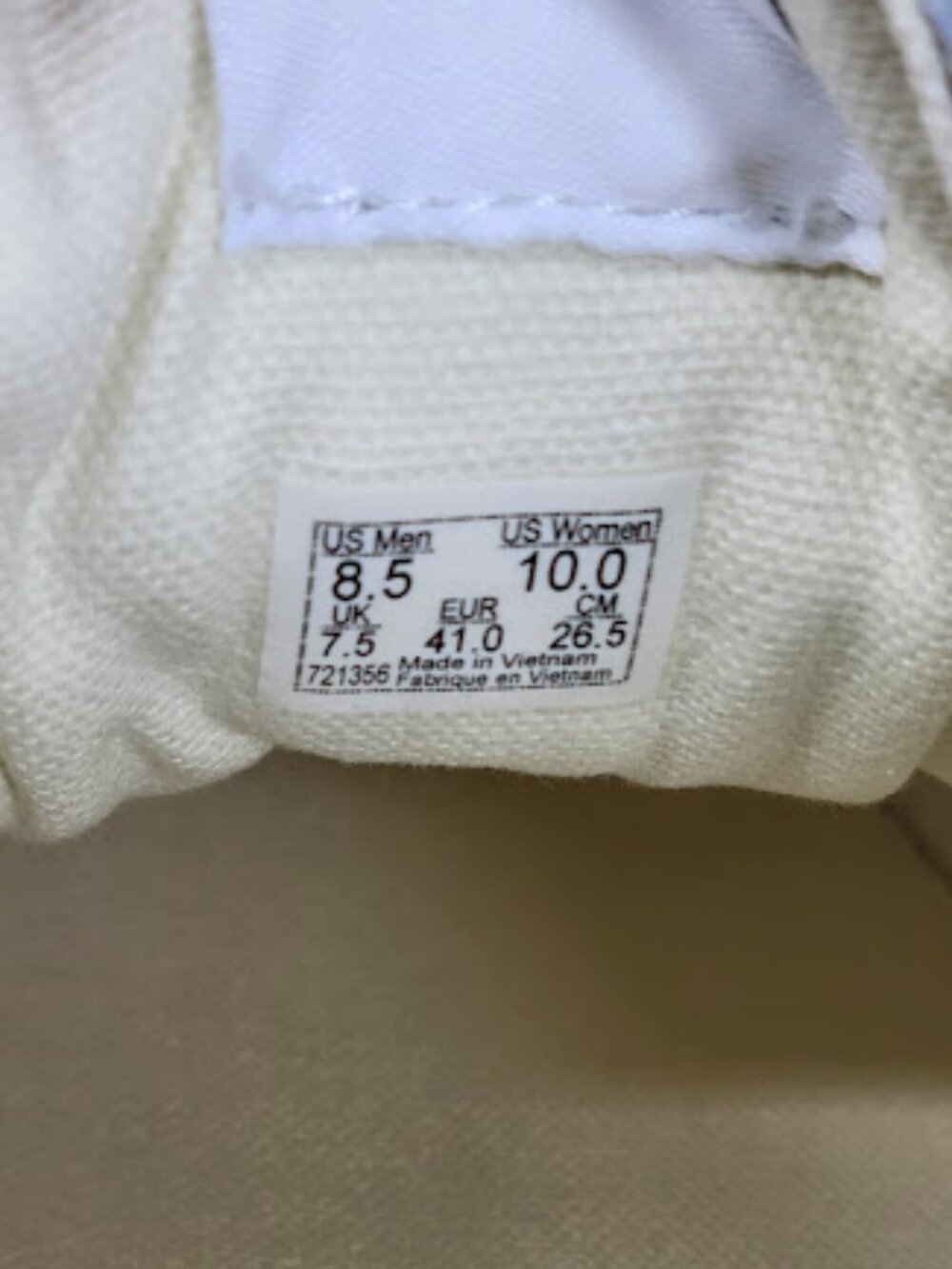 VANS Premium Sport Low 73 Shoes White Green leather Sneakers Sz M8.5 / W10 NWOB - Picture 8 of 8